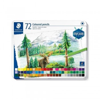 LAPICES DE COLOR CAJA METALICA 72 UNIDADES STAEDTLER 146C