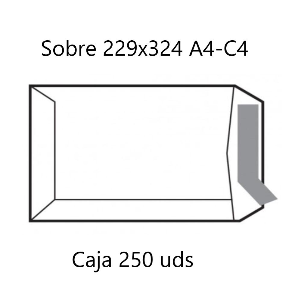 SOBRE BOLSA 229X324 A-C4 BLANCO