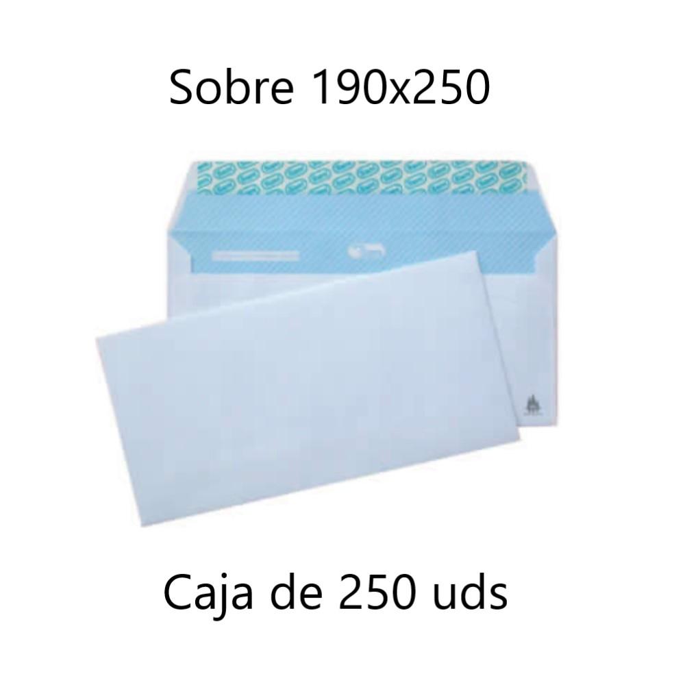 SOBRE 190X250 4º PROLONGADO. BLANCO SAM