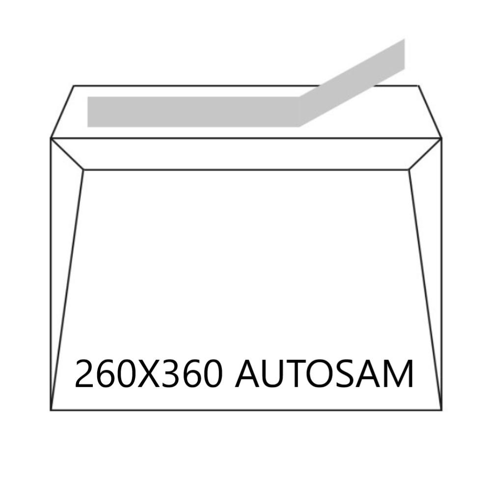 SOBRE 260X360 FOLIO PROLONGADO BLANCO SAM
