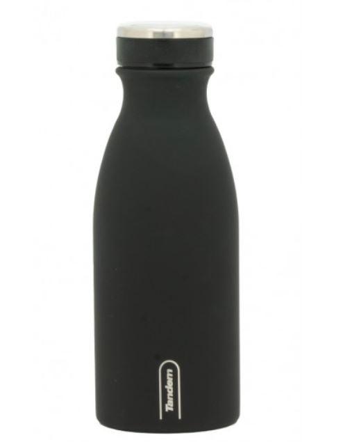 BOTELLA ACERO TANDEM 350ml NEGRO