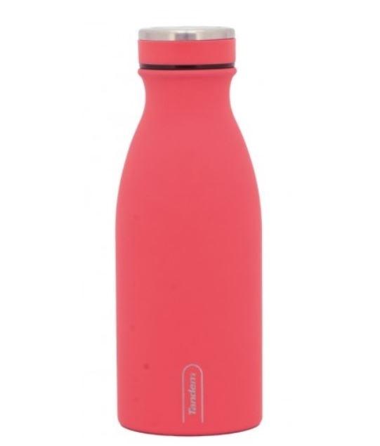 BOTELLA ACERO TANDEM 350ml CORAL