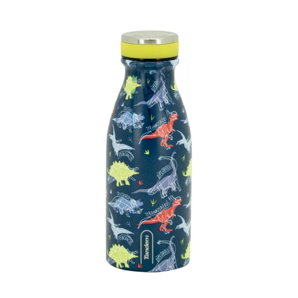 BOTELLA TANDEM ACERO 350ml JURASSIC