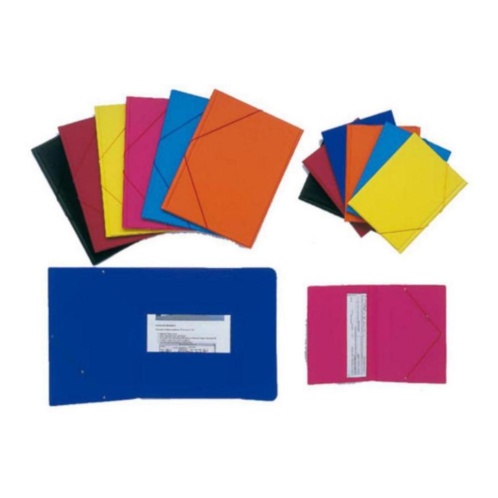 CARPETA GOMA + SOLAPAS PLASTICO FOLIO