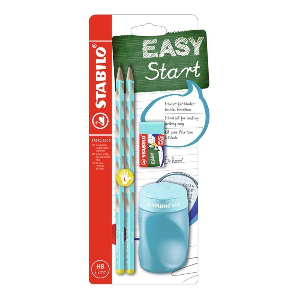 SET STABILO EASYGRAPH AZUL ZURDOS