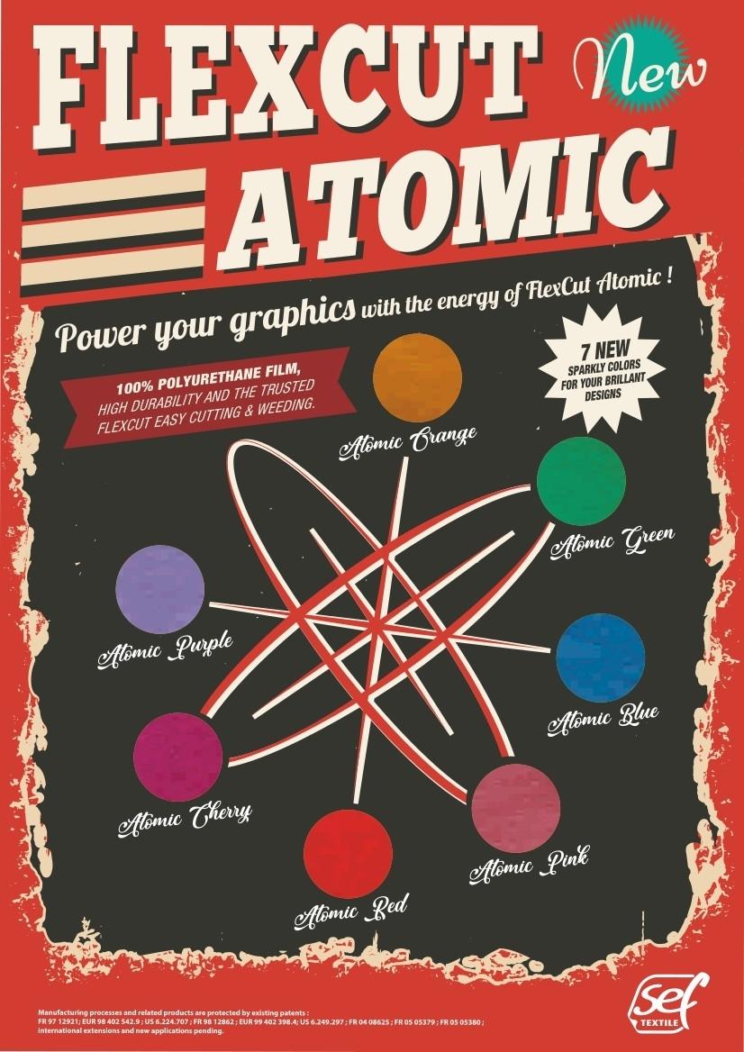 VINILO TEXTIL ATOMIC 0,25X1 MT