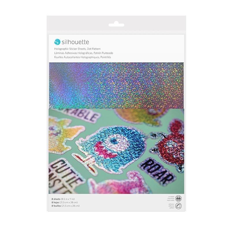 PACK PAPEL ADHESIVO PUNTOS HOLOGRAFICOS