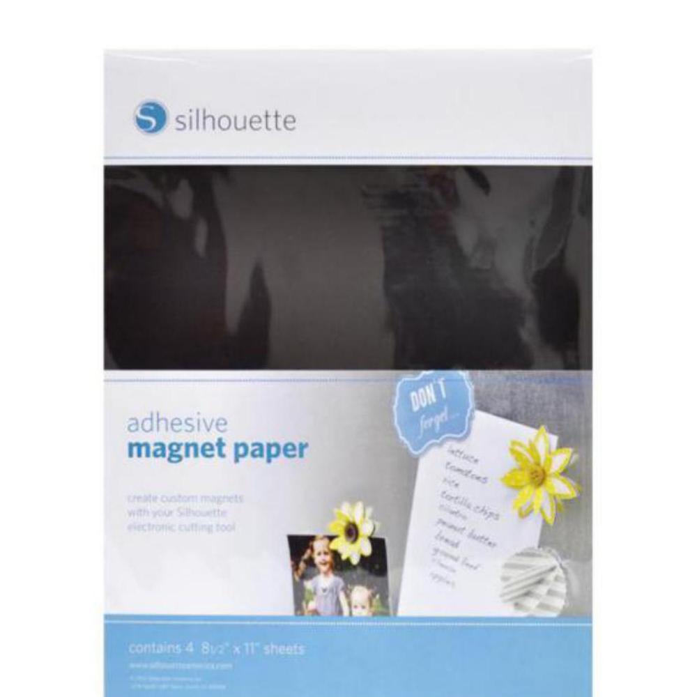 HOJA MAGNETICA ADHESIVA 8X11 SILHOUETTE 4 UD