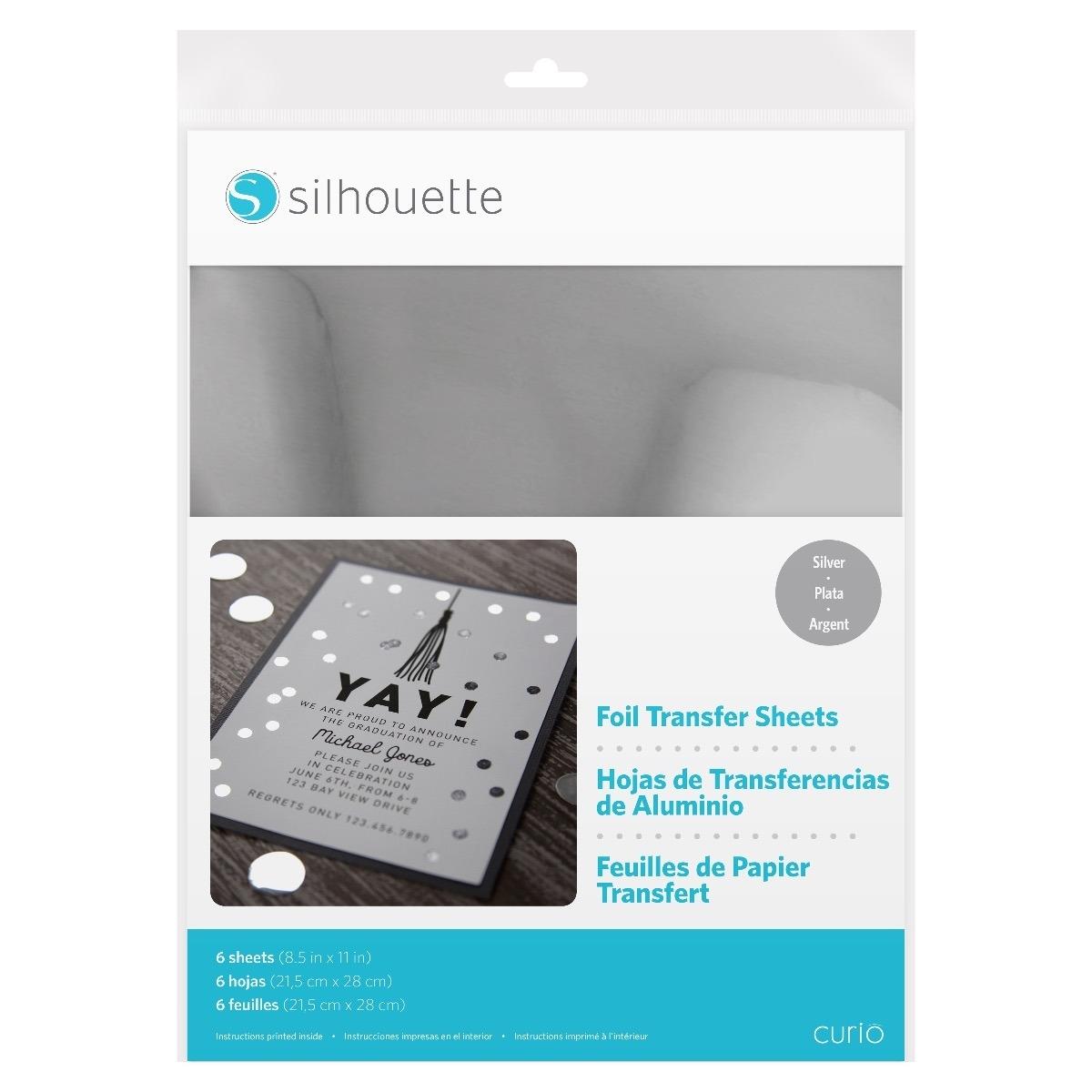 PACK LAMINAS TRANSFER FOIL SILVER