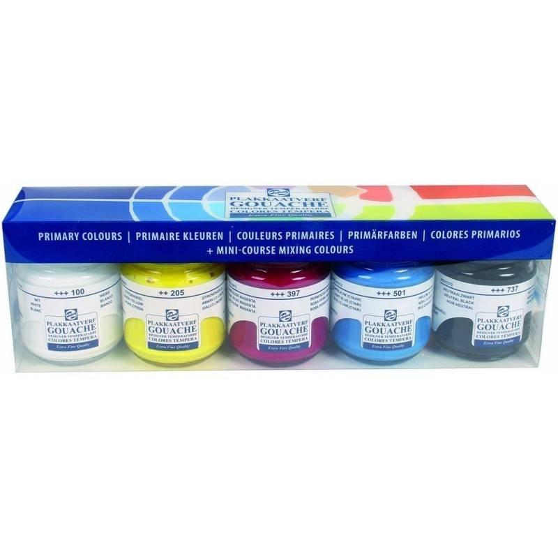 TÉMPERA GOUACHE EXTRA FINA 5X50ML.