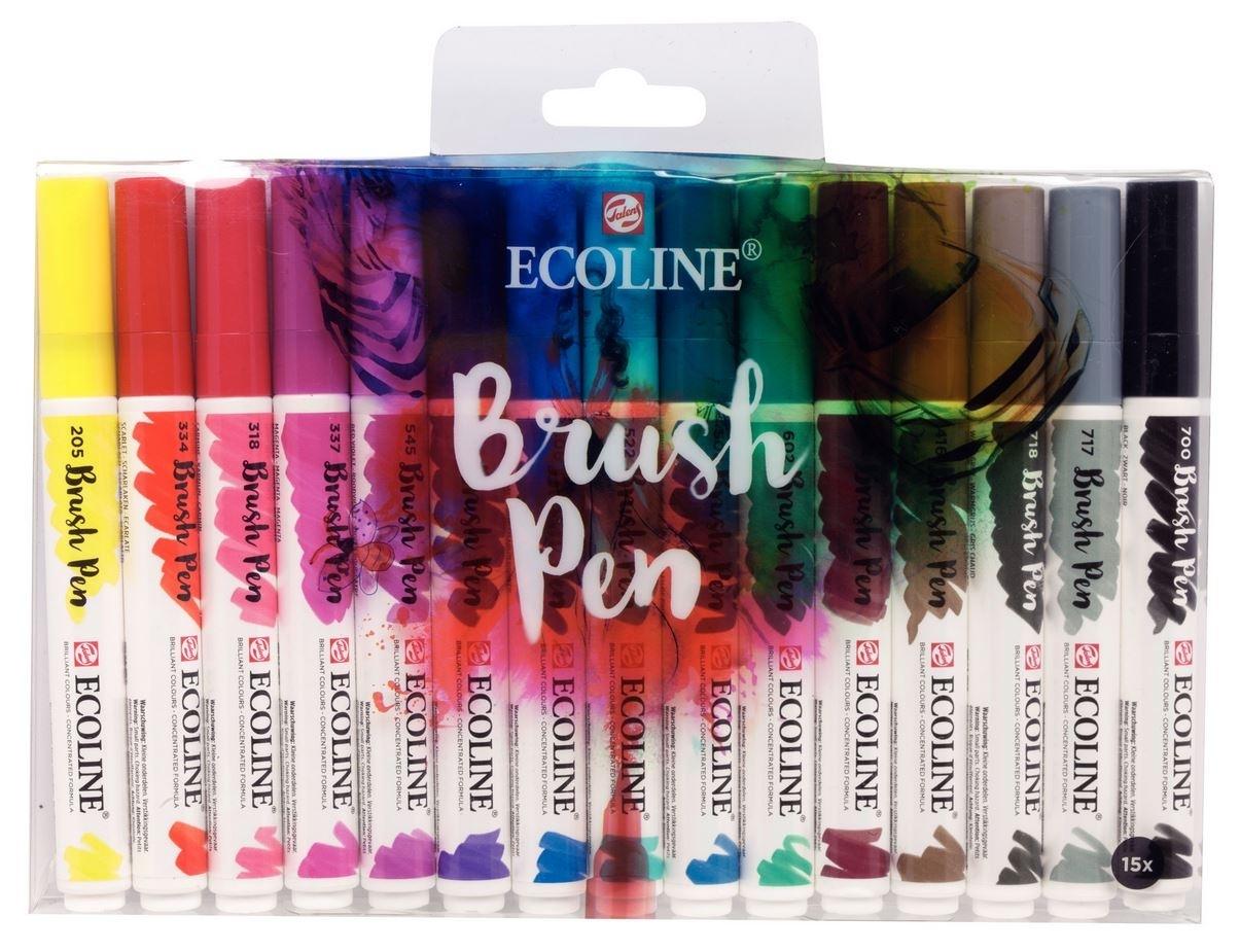 ECOLINE BRUSHPEN ESTUCHE 15 COLORES