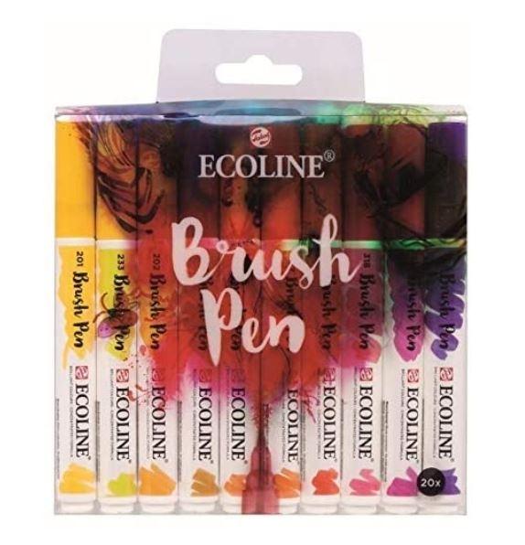 ECOLINE BRUSHPEN ESTUCHE 20 COLORES