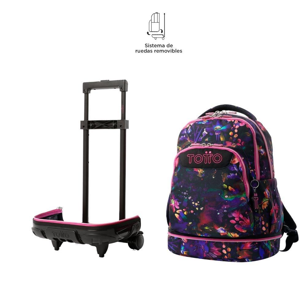 MOCHILA TOTTO RUEDAS DESMONTABLE TIZA 5Q5