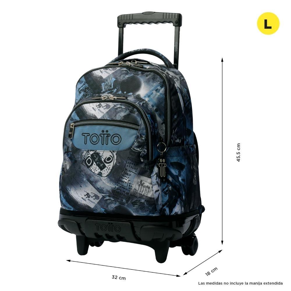 MOCHILA TOTTO RUEDAS RENGLONES 0G6
