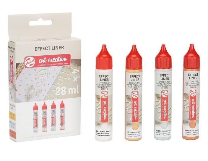 EFFECT LINER SET 4X28ML STANDAR METALIZADO