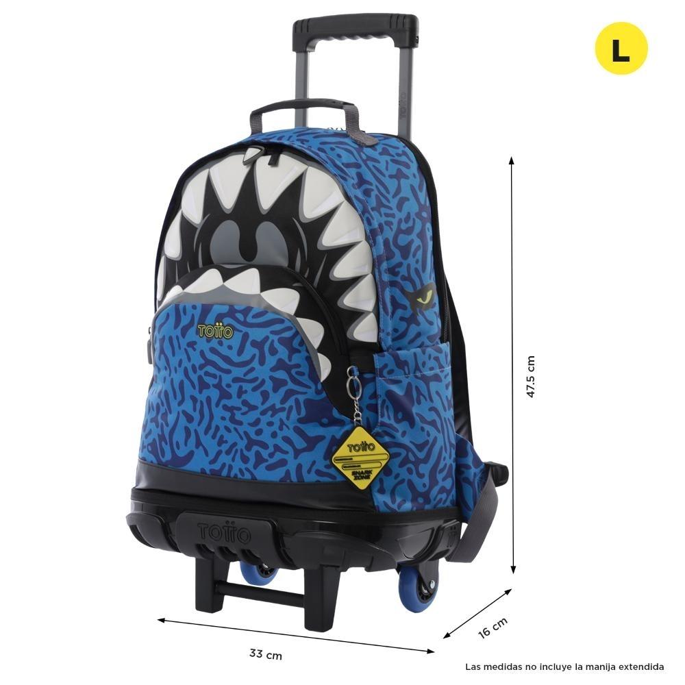 MOCHILA RUEDAS TOTTO SHARKKY L 9JGL