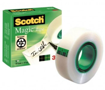 CINTA ADHESIVA SCOTCH MAGIC 19X33 INVISIBLE