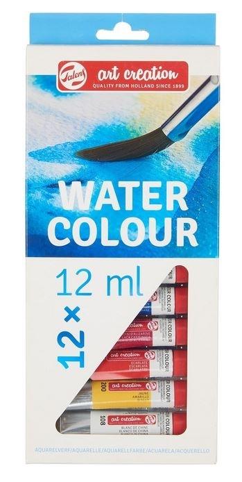 SET TUBOS ACUARELA 12X12ML TALENS