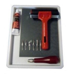 SET XILOGRAFIA LINOGRABADO TALENS
