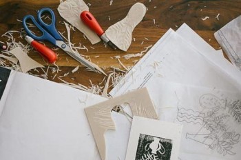 SET XILOGRAFIA LINOGRABADO TALENS