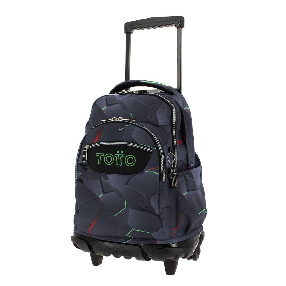 MOCHILA RUEDAS TOTTO BOMPER RENGLONES 4YO