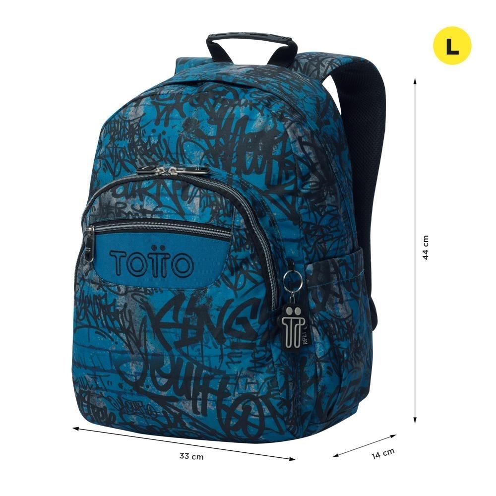 MOCHILA TOTTO ACUARELES 4EC