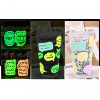 ROLLO VINILO ADHESIVO GLOW IN THE DARK 0,30X1,5 MTS TECKWRAP
