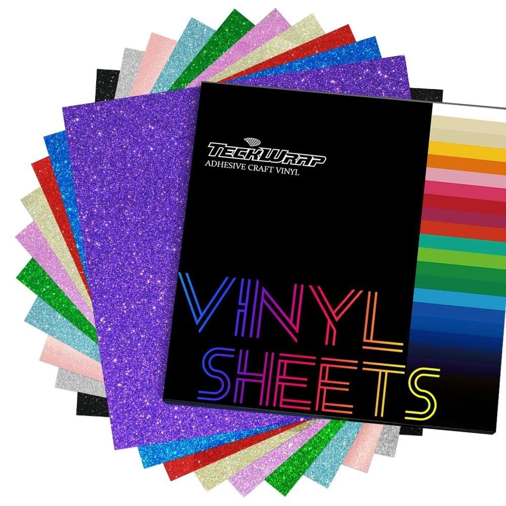 PACK 10 LAMINAS 30X30 VINILO ADHESIVO GLITTER