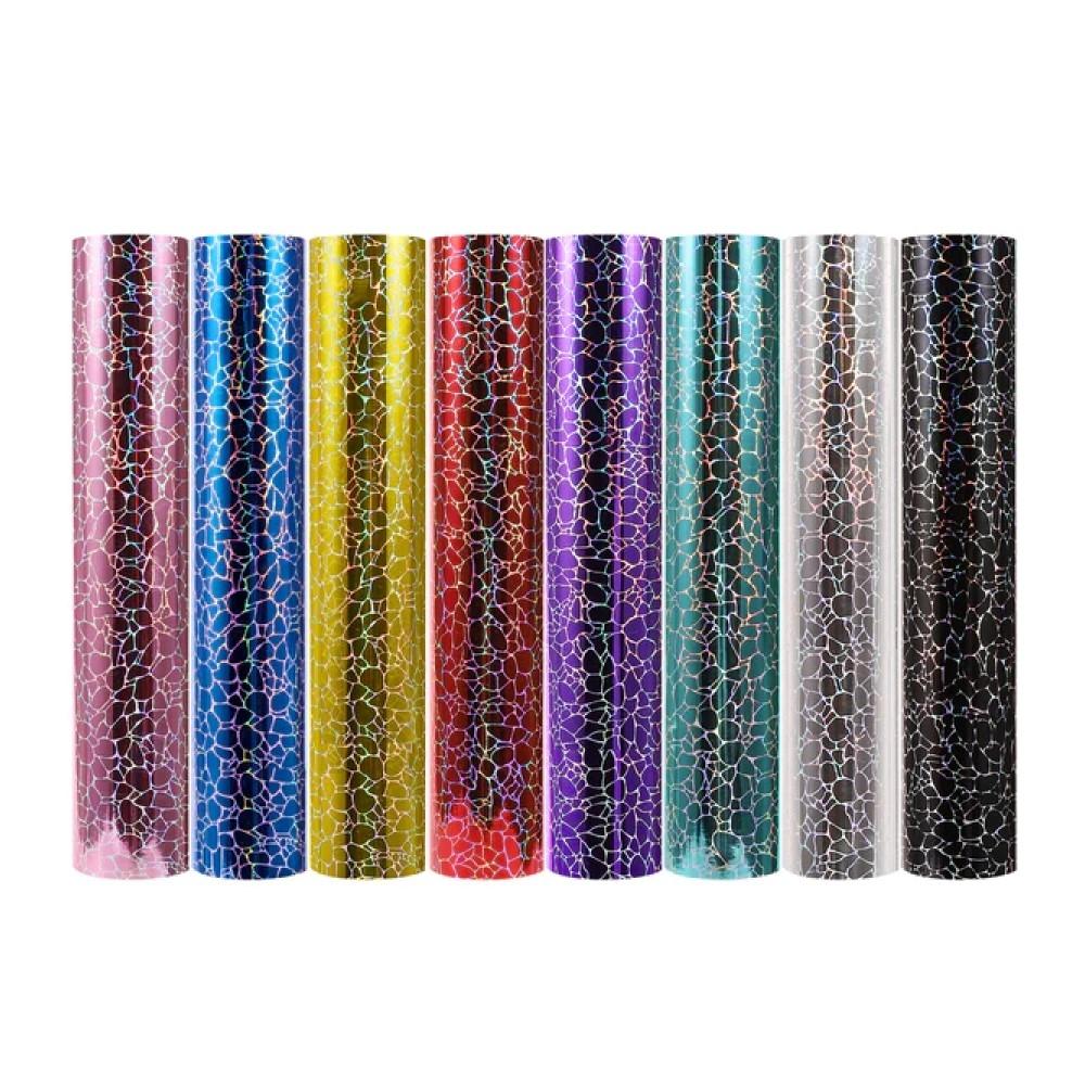 ROLLO VINILO ADHESIVO HOLO COBBLESTONE 0,30X1,5 MTS TECKWRAP