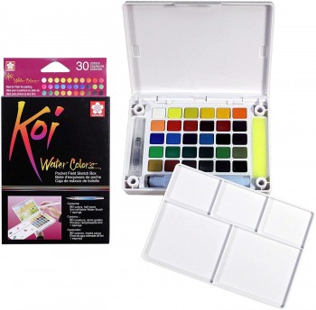 KOI POCKETBOX ACUARELAS 30 UNIDADES