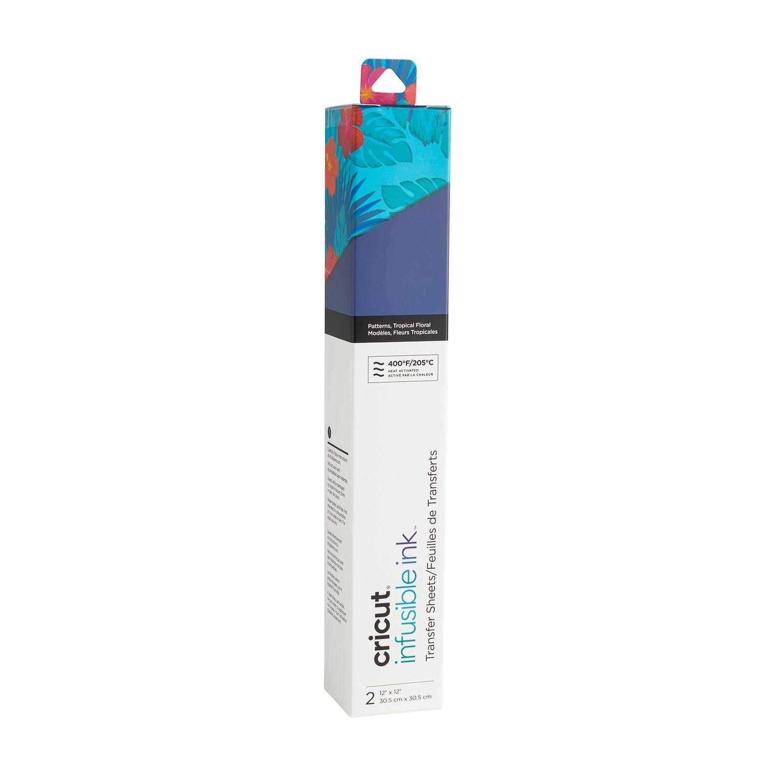 LAMINAS INFUSIBLE INK 30,5x30,5CM CRICUT FLORES TROPICALES