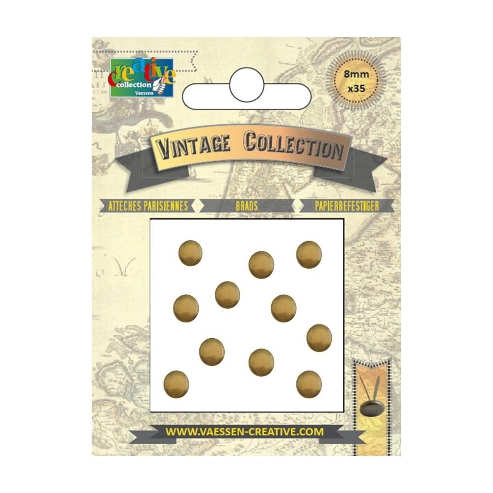BRADS VAESSEN VINTAGE 8 MM ORO ANTIGUO