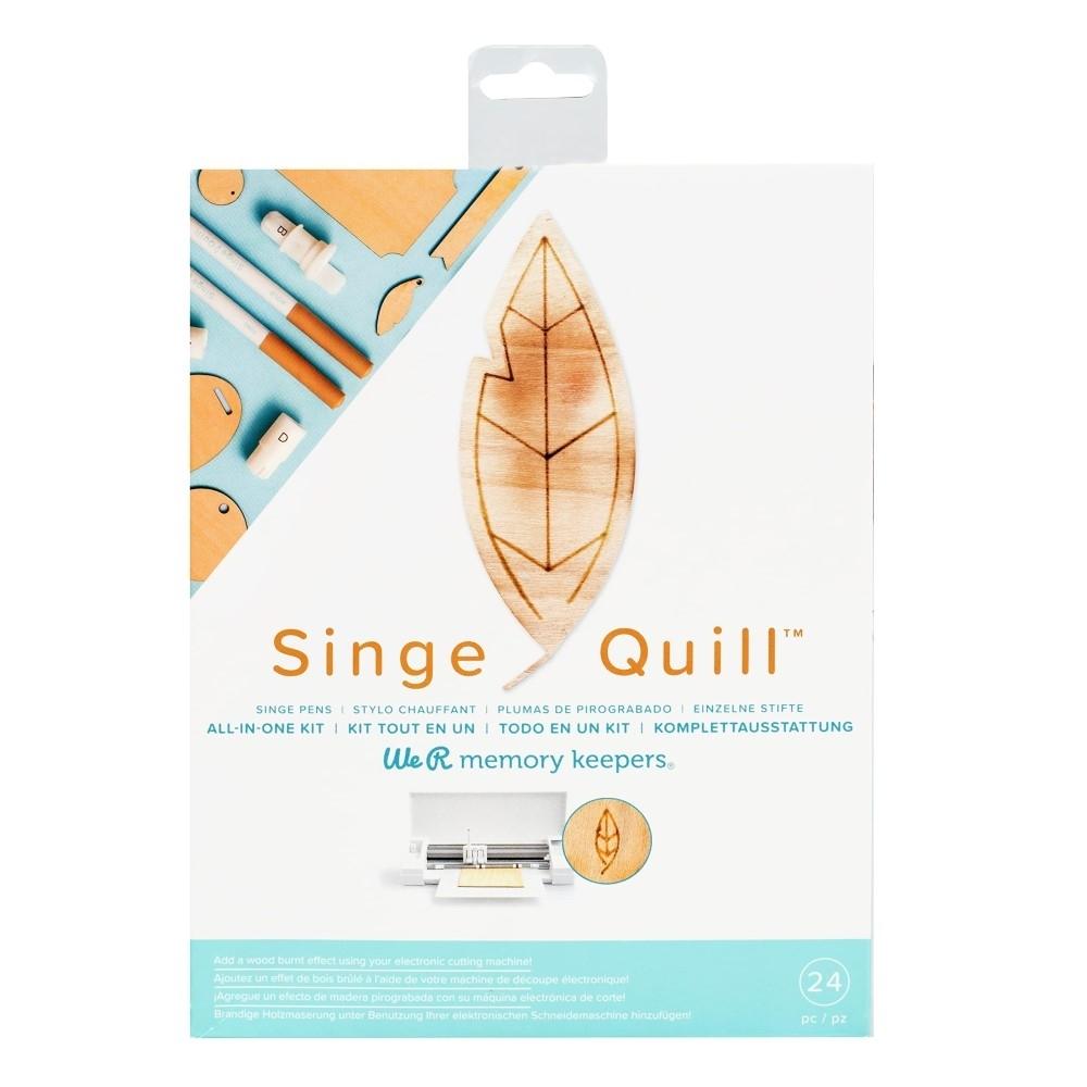 KIT 24 PIEZAS PIROGRABADO SINGE QUILL WE R MEMORY