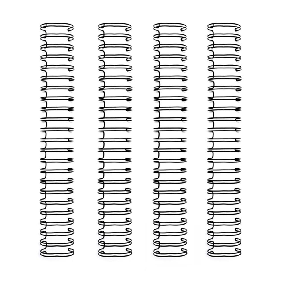 WIRE ENCUADERNAR WE R MAKERS 1,6 CM NEGRO 4PCS