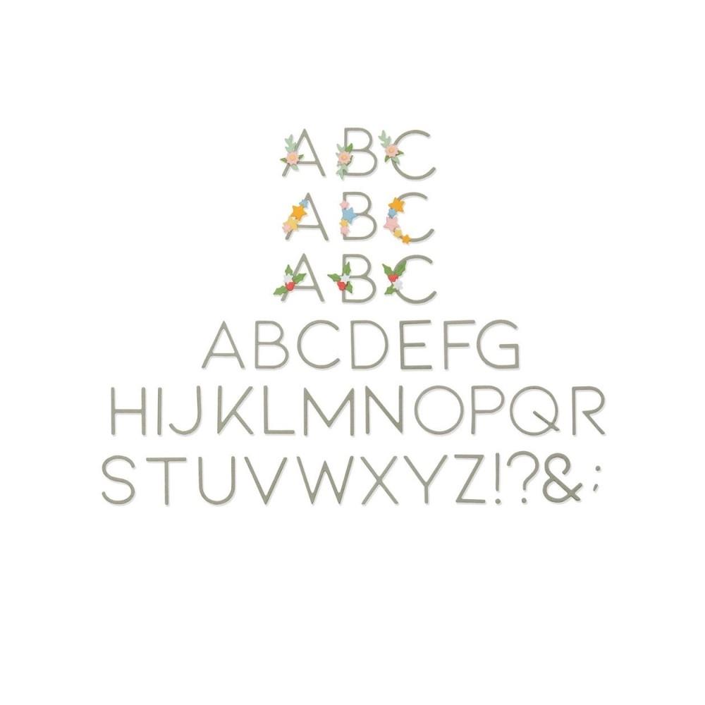 TROQUEL THINLITS LETRAS DECORATIVAS