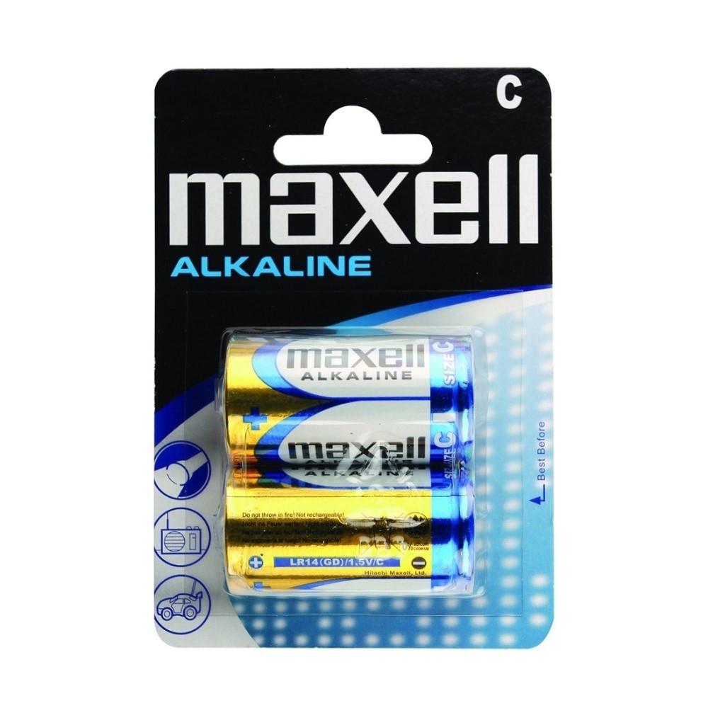 PILAS MAXELL LR14 BLISTER-2 ALKALINA