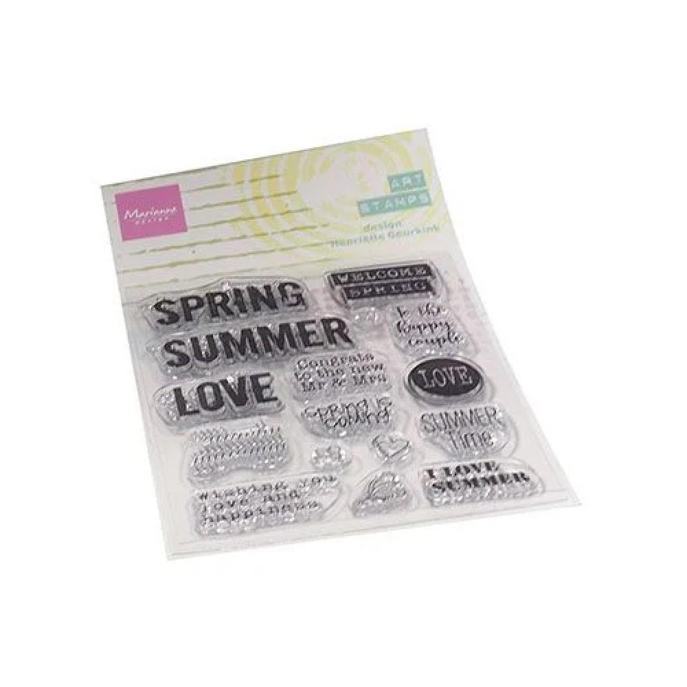 SELLOS TRANSPARENTES VERANO MARIANNE DESIGN