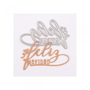 TROQUEL VAESSEN PALABRAS FELIZ NAVIDAD