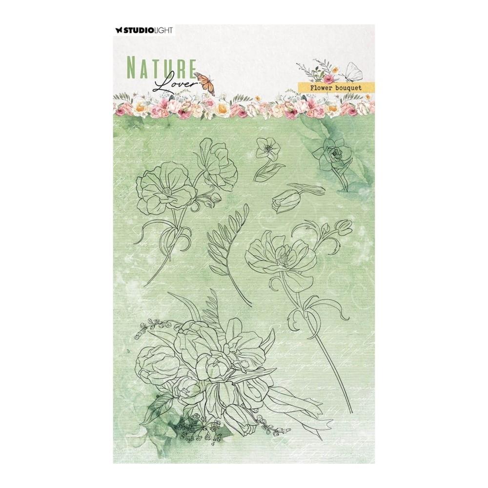 SELLOS TRANSPARENTES BOUQUET FLORES STUDIO LIGHT