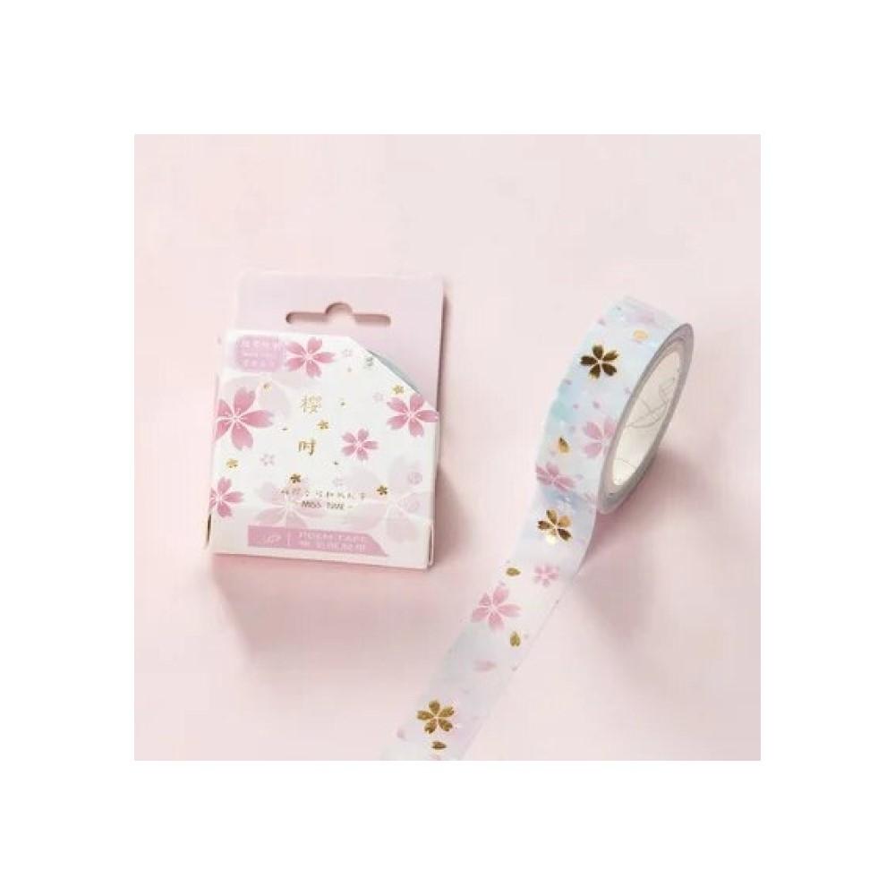CINTA WASHITAPE 15X5 FLORES MULTICOLOR
