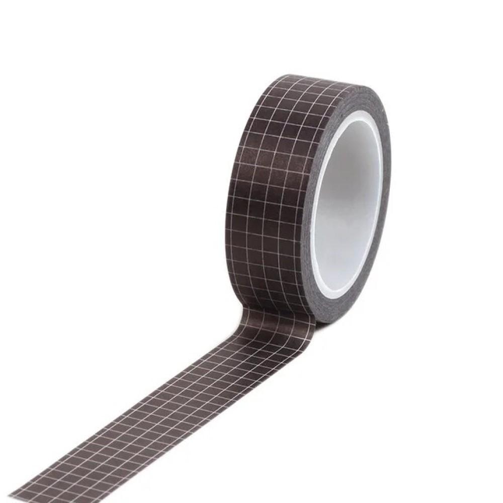 CINTA WASHITAPE 15X10 REJILLA NEGRA