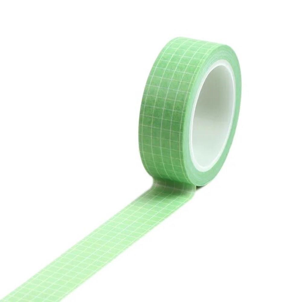 CINTA WASHITAPE 15X10 REJILLA VERDE