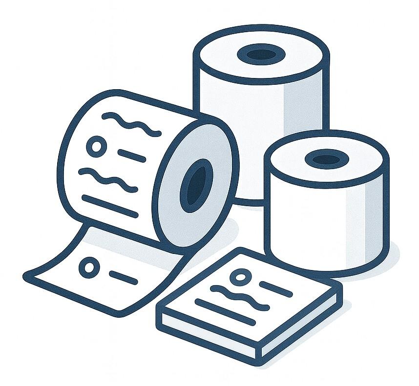 Rollos de Sumadora y Registradora